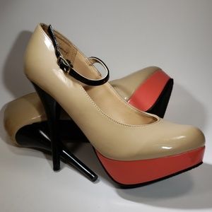 Mossimo Size 8 Platform Mary Janes, Patent…